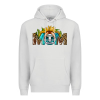 Dove Grey football mom Premium Hoodie - BundleAndBundleShop