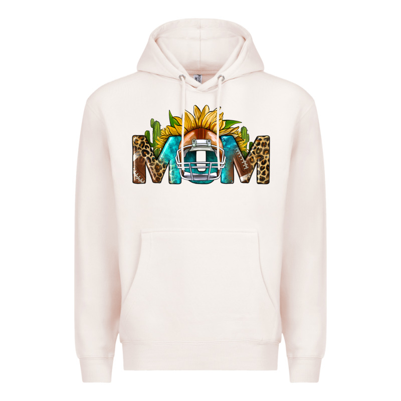 Football Mom Premium Hoodie by BundleAndBundleShop | Teevron