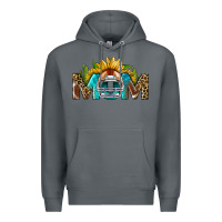 Rock football mom Premium Hoodie - BundleAndBundleShop