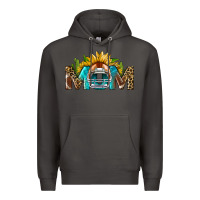 Smoke football mom Premium Hoodie - BundleAndBundleShop
