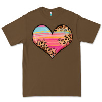 Cacao valentine s day colorful heart Premium Tee - LillyAllenDesigns