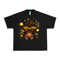 Black new year's eve afro messy bun Urban Heavy Tee - texasbilliewilder