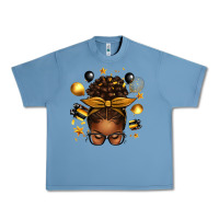 Pebble Blue new year's eve afro messy bun Urban Heavy Tee - texasbilliewilder