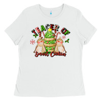 White teacher of smart cookies Ladies Tee - LillyAllenDesigns