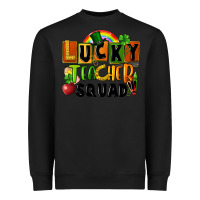 Black lucky teacher squad Heavyweight Sweatshirt - FaDigitalArtStudio