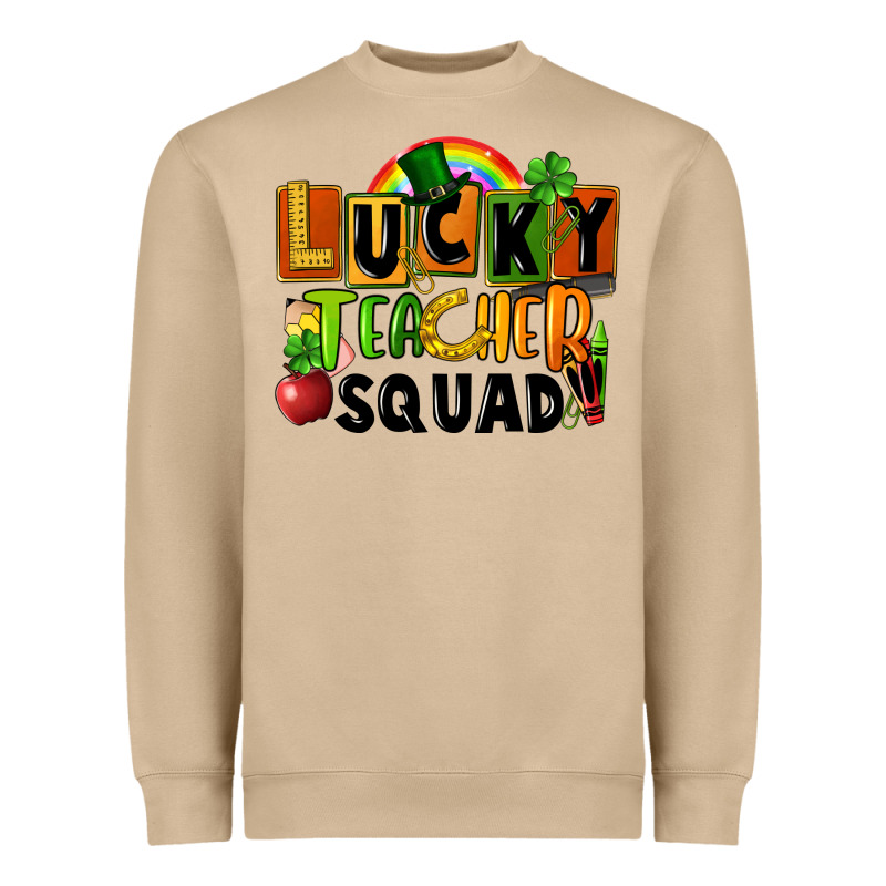 Lucky Teacher Squad Heavyweight Sweatshirt by FaDigitalArtStudio | Teevron