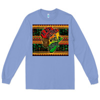 Colony Blue black history is world history Long Sleeve Tee - CowGirlArtShop