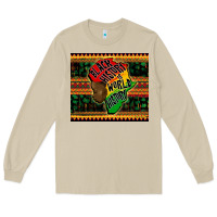 Mushroom black history is world history Long Sleeve Tee - CowGirlArtShop