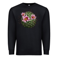 Black arizona fishhook cactus Premium Sweatshirt - LillyAllenDesigns