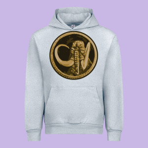 Mammoth Black King Urban Hoodie Designed By Lanvoart