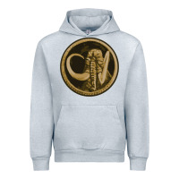 Heather Grey mammoth black king Urban Hoodie - lanVoArt