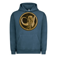 Pigment Midnight Navy mammoth black king Urban Hoodie - lanVoArt
