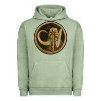 Pigment Oil Green mammoth black king Urban Hoodie - lanVoArt