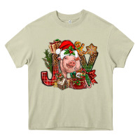 Mossy joy christmas with pig bbs Heavy Core Tee - BundleAndBundleShop