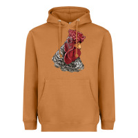 Meerkat dominique rooster head Heavyweight Hoodie - LillyAllenDesigns