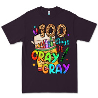Plum 100 days of cray cray Premium Tee - LillyAllenDesigns