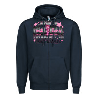 Just A Mama Out Here Trying Not To Raise Assholes Zipper Hoodie | Teevron