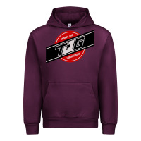 Mauve Wine toqger vintage rainbow line Urban Hoodie - lanVoArt