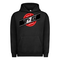 Pigment Black toqger vintage rainbow line Urban Hoodie - lanVoArt