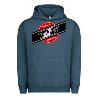 Pigment Midnight Navy toqger vintage rainbow line Urban Hoodie - lanVoArt