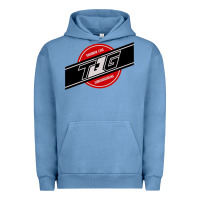 Pigment Pebble Blue toqger vintage rainbow line Urban Hoodie - lanVoArt
