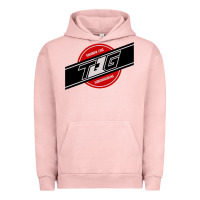 Pigment Salmon toqger vintage rainbow line Urban Hoodie - lanVoArt