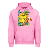 Fuchsia Pink best escape anyone can have Urban Hoodie - BarkalooDesign