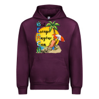 Mauve Wine best escape anyone can have Urban Hoodie - BarkalooDesign