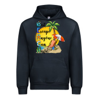 Navy best escape anyone can have Urban Hoodie - BarkalooDesign