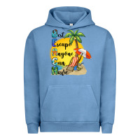 Pigment Pebble Blue best escape anyone can have Urban Hoodie - BarkalooDesign