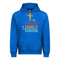 Cobalt Vintage 1 Cross 3 Nails Forgiven Christian Easter Gift Urban Hoodie - lanVoArt