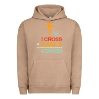 Pigment Burro Vintage 1 Cross 3 Nails Forgiven Christian Easter Gift Urban Hoodie - lanVoArt