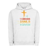 Pigment Lunar Rock Vintage 1 Cross 3 Nails Forgiven Christian Easter Gift Urban Hoodie - lanVoArt