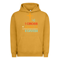 Pigment Peanut Butter Vintage 1 Cross 3 Nails Forgiven Christian Easter Gift Urban Hoodie - lanVoArt