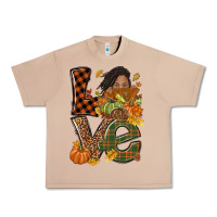 Burro Love Fall with afro woman Urban Heavy Tee - NancyCooperArtShop