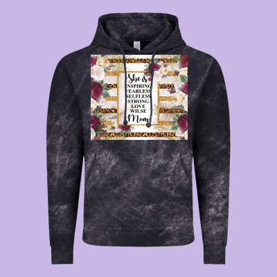 Mother's Day She Is Inspiring Fearless Selfless Strong Love Wilse Mom  Vintage Hoodie Designed By Tumblerdesignbyshophia