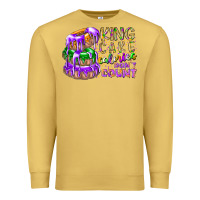 Antique Gold king cake calories dont count Premium Sweatshirt - RacoonDesign