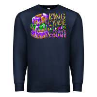 Navy king cake calories dont count Premium Sweatshirt - RacoonDesign
