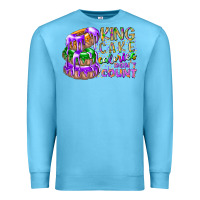 Ocean Blue king cake calories dont count Premium Sweatshirt - RacoonDesign