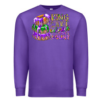Purple king cake calories dont count Premium Sweatshirt - RacoonDesign