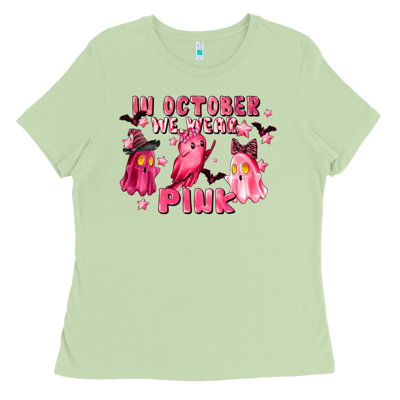 In October We Wear Pink Ladies Tee by LillyAllenDesigns | Teevron