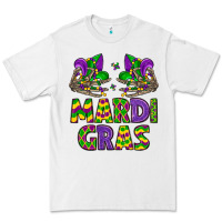 White mardi gras Premium Tee - LillyAllenDesigns