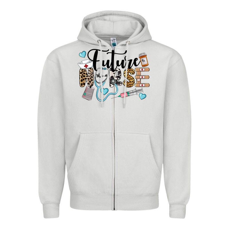 Western Future Nurse Zipper Hoodie by LillyAllenDesigns | Teevron