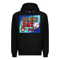 Black game day vibes mouse pad Premium Hoodie - BundleAndBundleShop
