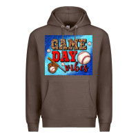 Coffee game day vibes mouse pad Premium Hoodie - BundleAndBundleShop