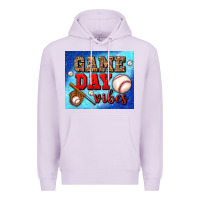 Lilac game day vibes mouse pad Premium Hoodie - BundleAndBundleShop