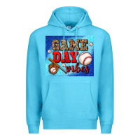 Ocean Blue game day vibes mouse pad Premium Hoodie - BundleAndBundleShop