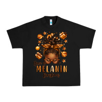 Black have a melanin christmas afro messy bun Urban Heavy Tee - texasbilliewilder
