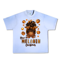 Grape Ice have a melanin christmas afro messy bun Urban Heavy Tee - texasbilliewilder