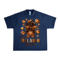 Navy have a melanin christmas afro messy bun Urban Heavy Tee - texasbilliewilder
